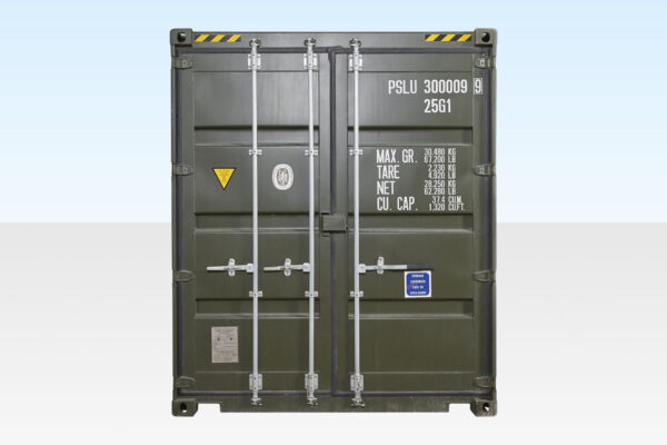 20FT HIGH CUBE CONTAINER – ONE TRIP (9FT 6′ HIGH)